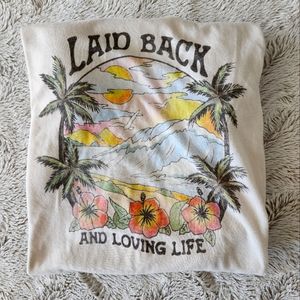 Graphic T-shirt Laid Back And Loving Life
